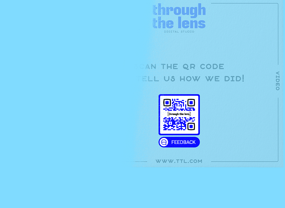 Müşterilerin doldurması için bir geri bildirim sayfasına yönlendiren QR Kod fikri