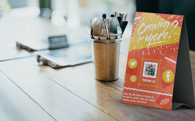 Kartvizit için telefona kaydetme özelliğiyle QR Kod fikri